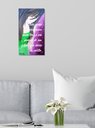 Ver imagem 2 de Quadro com Frase Decorativo para Parede Original Pintado a Mão Medindo 61 X 34 Cm