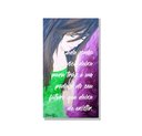Ver imagem 3 de Quadro com Frase Decorativo para Parede Original Pintado a Mão Medindo 61 X 34 Cm