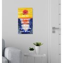 Ver imagem 2 de Quadro com Frase Motivacional em Óleo para Decoração Pintado a Mão Medindo 61 X 34 Cm