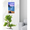 Ver imagem 1 de Quadro Pintado a Mão Original com Frase Motivacional Medindo 61 X 34 Cm