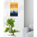 Ver imagem 2 de Quadro Pintado a Mão com Pensamento Motivacional Medindo 61 X 34 Cm