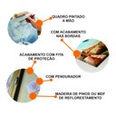 Ver imagem 4 de Quadro Pintado a Mão com Pensamento Motivacional Medindo 61 X 34 Cm