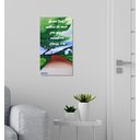 Ver imagem 1 de Quadro Pintado a Mão com Frase Motivacional Medindo 61 X 34 Cm