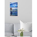 Ver imagem 1 de Quadro Original Pintado a Mão com Frase Motivacional Medindo 61 X 34 Cm