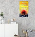 Ver imagem 2 de Quadro Original para Decoração Pintado a Mão com Frase Motivacional Medindo 61 X 34 Cm