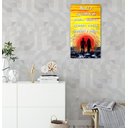 Ver imagem 2 de Quadro Original para Decoração Pintado a Mão com Frase Motivacional Medindo 61 X 34 Cm