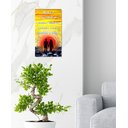Ver imagem 1 de Quadro Original para Decoração Pintado a Mão com Frase Motivacional Medindo 61 X 34 Cm