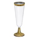 Ver imagem 2 de Taça Champagne Premium Silverplastic Linha Gold 150ml