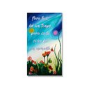 Ver imagem 3 de Quadro Decorativo Pintado a Mão com Frase Medindo 61 X 34 Cm Azul Claro Branco Verde
