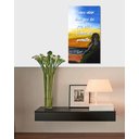 Ver imagem 1 de Quadro Decorativo para Parede com Frase Motivacional Medindo 61 X 34 Cm