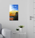 Ver imagem 2 de Quadro Decorativo para Parede com Frase Motivacional Medindo 61 X 34 Cm