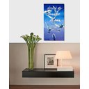 Ver imagem 2 de Quadro Decorativo com Pensamento Motivacional Pintado a Mão Medindo 61 X 34 Cm