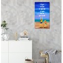 Ver imagem 2 de Quadro Decorativo com Frase Motivacional Pintado a Mão Medindo 61 X 34 Cm