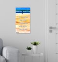 Ver imagem 1 de Quadro Medindo 61 X 34 Cm Decorativo com Frase Pintado a Mão