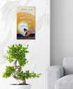 Ver imagem 2 de Quadro com Frase Motivacional Pintado a Mão Medindo 61 X 34 Cm Amarelo Bege