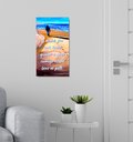 Ver imagem 2 de Quadro Original em Óleo Pintado Mão com Frase Medindo 61 X 34 Cm