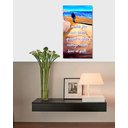 Ver imagem 1 de Quadro Original em Óleo Pintado Mão com Frase Medindo 61 X 34 Cm