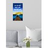 Quadro com Frase Motivacional Pintado a Mão Medindo 61 X 34 Cm Azul Marrom - 1