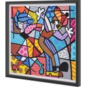 Ver imagem 2 de Quadro Decorativo Street Dance de Romero Britto 80x70cm