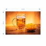 Quadro Decorativo Cerveja Com Petisco 30X45 Usual Ecograph - 3