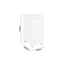 Ver imagem 2 de Aparador Multi com 2 Portas e sem Gavetas 70cm Branco Bertolini