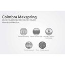 Ver imagem 2 de Cama Box Solteiro: Colchão Molas Herval Maxspring Coimbra + Base CRC Courano Brown(88x188)