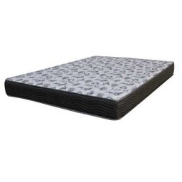 Cama Box Baú Casal Colchão Espuma D33 Bordado + Box Suede Preta 65x138x188 - 2