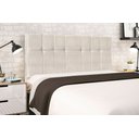 Ver imagem 2 de Cabeceira Opala Bege Estofada para Cama Box Casal 144cm Quarto Luxo Jbe Móveis
