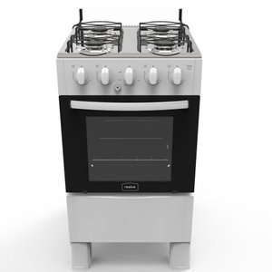 Fogão 4 Bocas a Gás Acendimento Automático Realce Bivolt Cr201 Branco