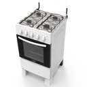 Ver imagem 2 de Fogão 4 Bocas a Gás Acendimento Automático Realce Bivolt Cr201 Branco