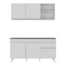 Armário de Cozinha Compacta Veneza Multimóveis MP2142.891 Branco - 7