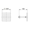 Ver imagem 2 de Chuveiro Teto Docolheaven Q200 Cromado 00909206 - Docol