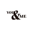 Ver imagem 1 de Adesivo Decorativo para Parede Frase You & Me - Eu e Você