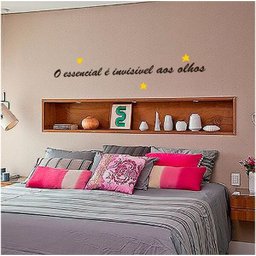 Adesivo Decorativo Parede Frase "O essencial é invisível aos olhos" - 3