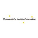 Ver imagem 1 de Adesivo Decorativo Parede Frase "o Essencial É Invisível Aos Olhos"