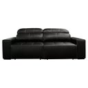 Ver imagem 3 de Sofá de Couro 2 Lugares Alabama 250cm Usb M06 Cor Preto 450 - Doce Sonho Móveis