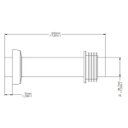 Ver imagem 2 de Tubo de ligação 20 cm ouro escovado - 00589272  Docol