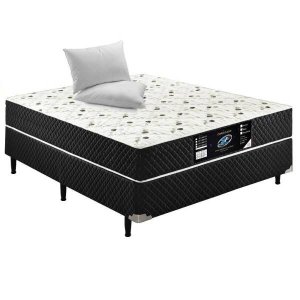 Cama Box Conjugado Viúva Espuma Ortopédica - 42x128x188cm