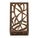 Ver imagem 1 de Arandela Luminária Decorativa Madeira Copacabana Quad:Pau Ferro