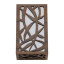 Ver imagem 5 de Arandela Luminária Decorativa Madeira Copacabana Quad:Pau Ferro