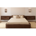 Ver imagem 4 de Arandela Luminária Decorativa Madeira Copacabana Quad:Pau Ferro