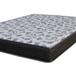 Cama Box Baú Casal Colchão Espuma D33 Bordado + Box Suede Preta 67x138x188 - 3