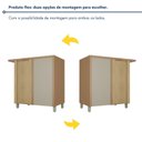 Ver imagem 7 de Balcão de Canto 1 Porta Condessa Cinza/Carvalho Greige