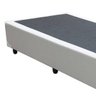 Cama Box Solteiro Sintético Branca - 30x88x188 - 2
