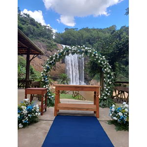 Kit 2 Arco + 4 Espaguete Flutuador Boia para Decorar Jardins Eventos