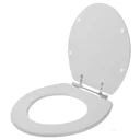 Ver imagem 4 de Assento Sanitário Convencional Oval Cinza Platina para vaso Incepa