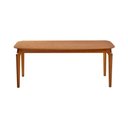 Ver imagem 3 de Mesa de Jantar Denver 240cm Laminada com Pés em Madeira Maciça Mel Carmo Móveis