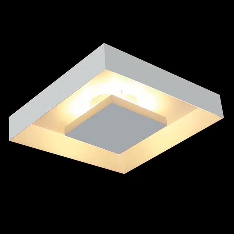 Luminária Plafon Quadrada Luz Indireta Home G9 20,5cm 251/2 - 2