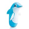 Brinquedo João Bobo 3D inflável - Teimosinho Inflável para crianças Intex 44669 - Golfinho Azul - 1