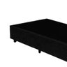 Cama Box Baú Solteiro Colchão Molas Ensacadas + Box Suede Preta 59x88x188 - 2